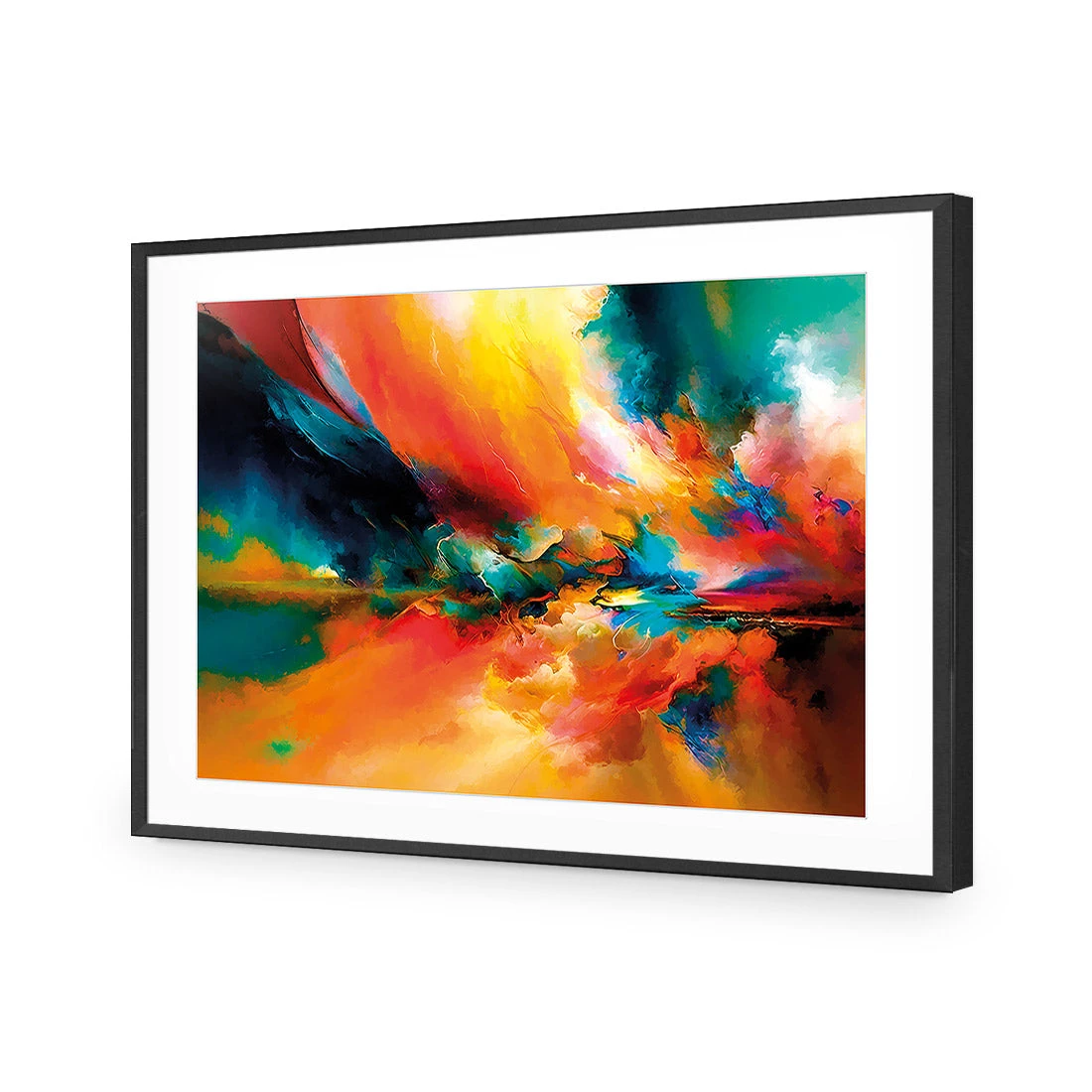 Where There's Smoke There's Fire Where There's Smoke There's Fire -WALL ART DESGIN SALE WB 1701 AR H ACR MAT THUMB FF BLK