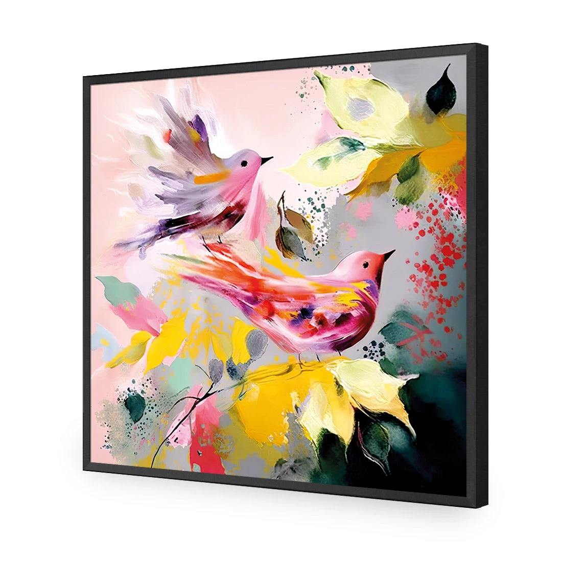 Tweet Tweet I Tweet Tweet I -WALL ART DESGIN SALE WB 1773 AS Q ACR EDG THUMB FF BLK