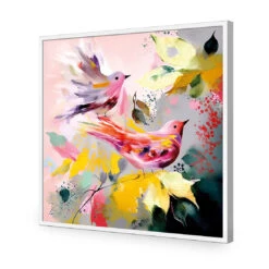 Tweet Tweet I -WALL ART DESGIN SALE WB 1773 AS Q ACR EDG THUMB FF WHT