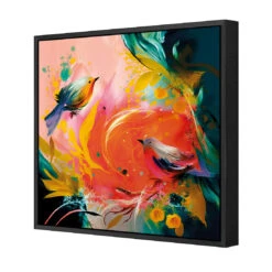 Tweet Tweet II -WALL ART DESGIN SALE WB 1802 AS Q 3D CANVAS THUMB FF BLK