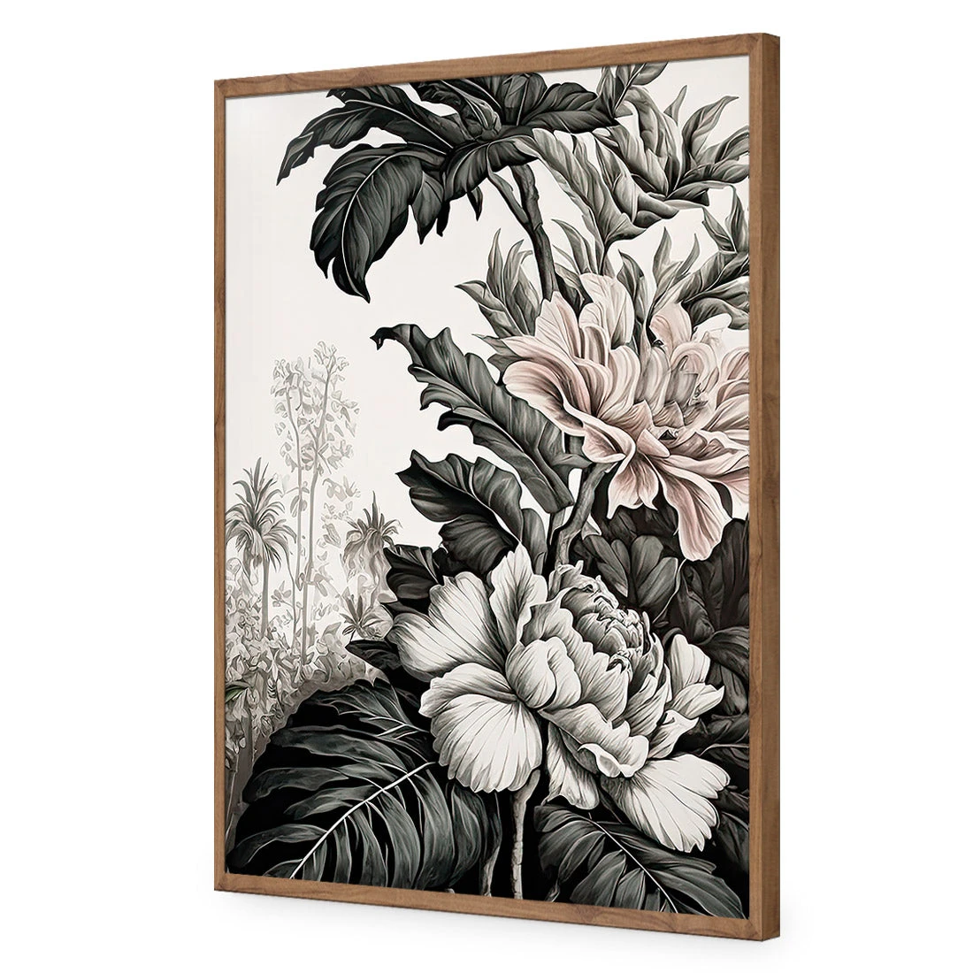 Vintage Floral II Vintage Floral II -WALL ART DESGIN SALE WH 1154 AR V Vintage Floral II ACR EDG THUMB FF NAT