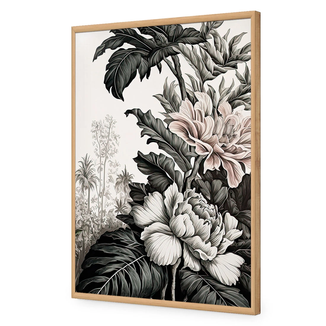 Vintage Floral II Vintage Floral II -WALL ART DESGIN SALE WH 1154 AR V Vintage Floral II ACR EDG THUMB FF OAK