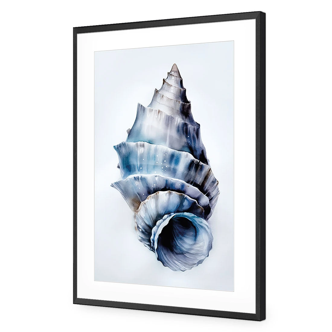 Watercolour Shell III Watercolour Shell III -WALL ART DESGIN SALE WH 1158 AR V Watercolour Shell III ACR MAT THUMB FF BLK