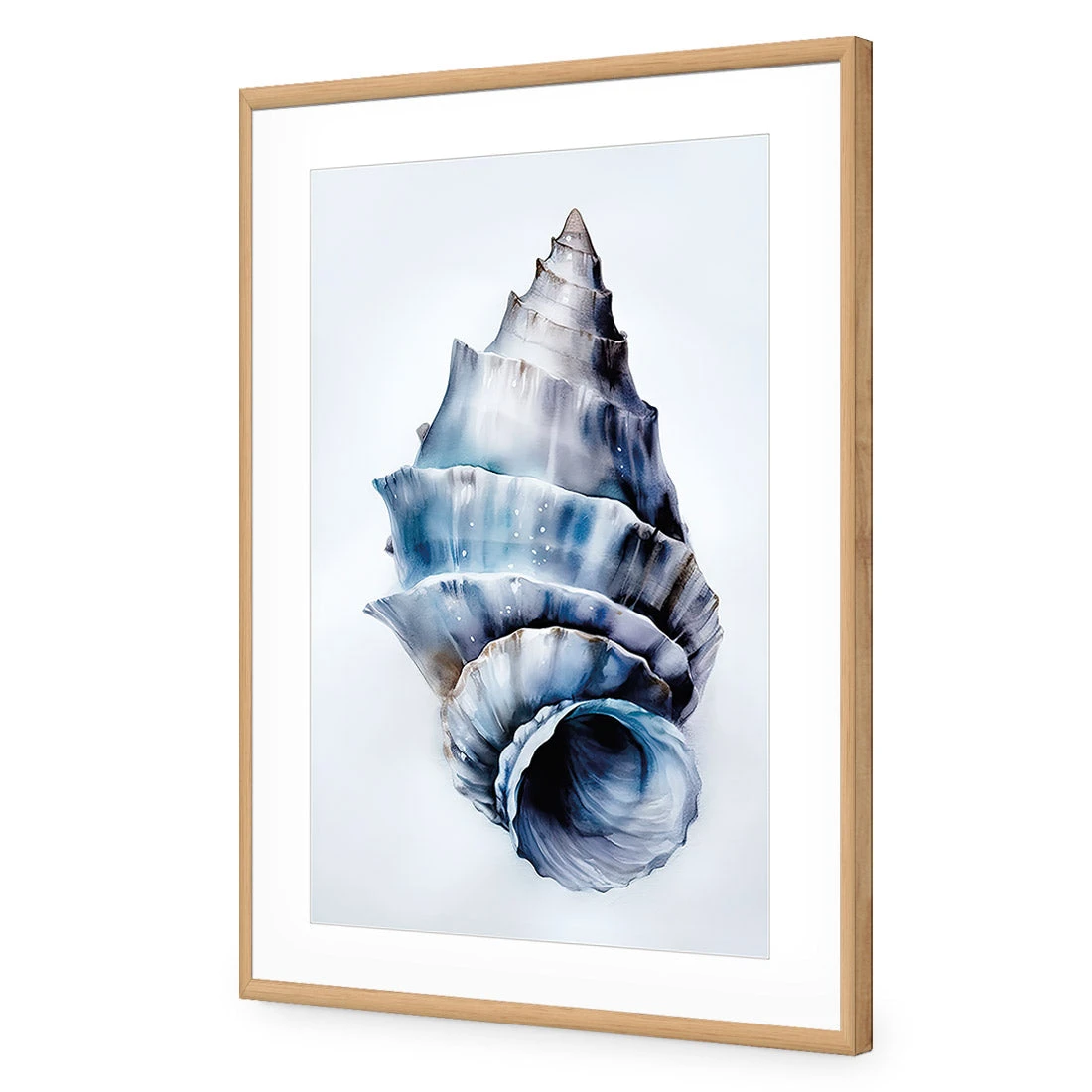 Watercolour Shell III Watercolour Shell III -WALL ART DESGIN SALE WH 1158 AR V Watercolour Shell III ACR MAT THUMB FF OAK