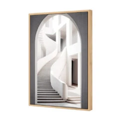 Abundantly White -WALL ART DESGIN SALE WH 1166 AR V Abundantly White 3D CANVAS THUMB FF OAK