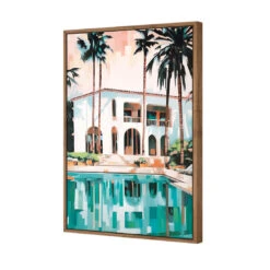 Poolside Villa -WALL ART DESGIN SALE WH 1183 AR V Poolside Villa 3D CANVAS THUMB FF NAT