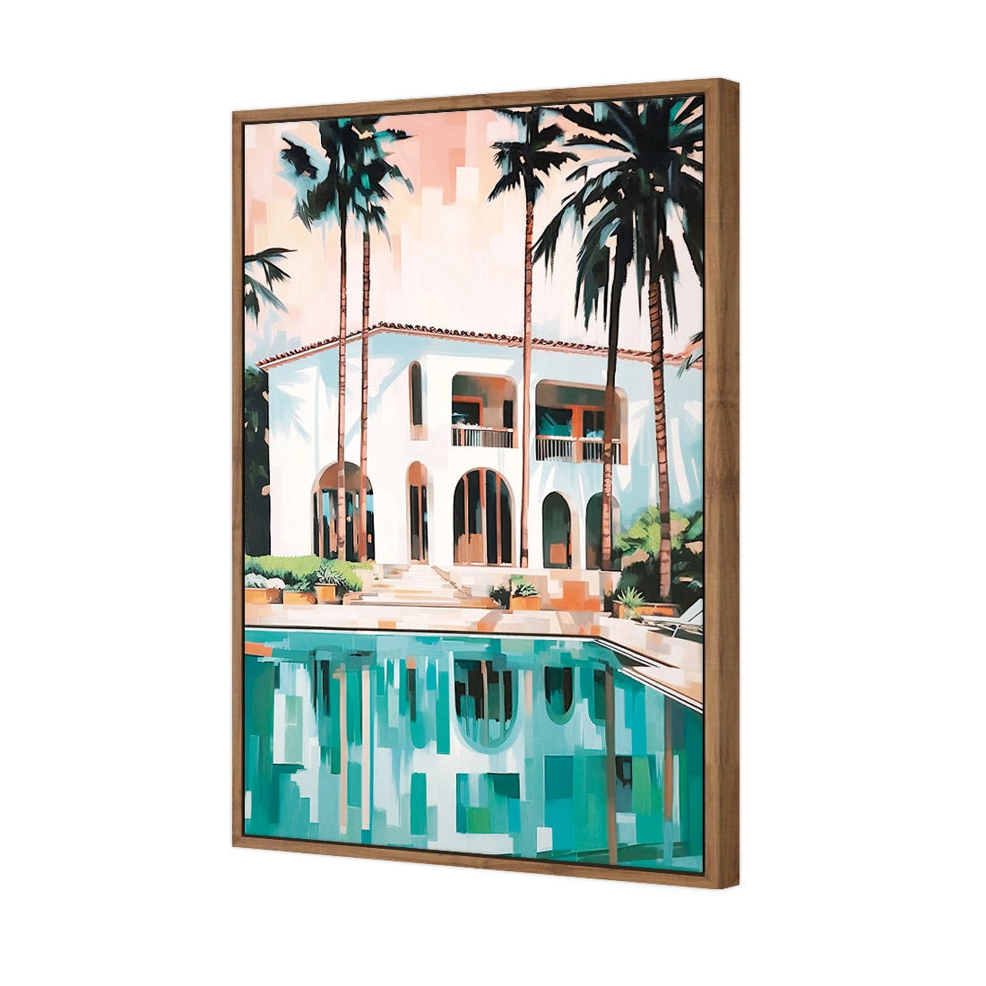 Poolside Villa Poolside Villa -WALL ART DESGIN SALE WH 1183 AR V Poolside Villa 3D CANVAS THUMB FF NAT