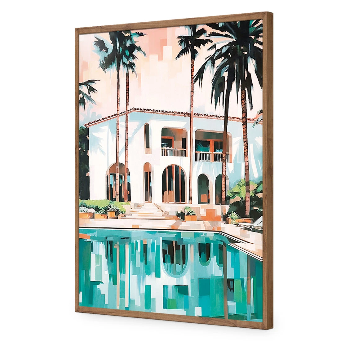 Poolside Villa Poolside Villa -WALL ART DESGIN SALE WH 1183 AR V Poolside Villa ACR EDG THUMB FF NAT