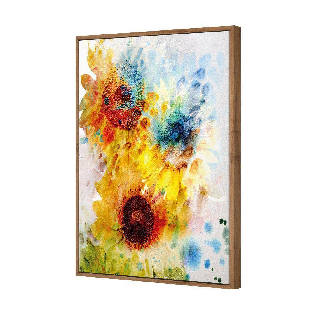 A Blur Of Flowers Canvas Art A Blur Of Flowers Canvas Art -WALL ART DESGIN SALE a blur of flowers canvas art 45x30cm natural frame 610294
