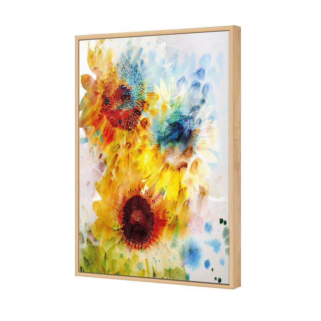 A Blur Of Flowers Canvas Art A Blur Of Flowers Canvas Art -WALL ART DESGIN SALE a blur of flowers canvas art 45x30cm oak frame 919666