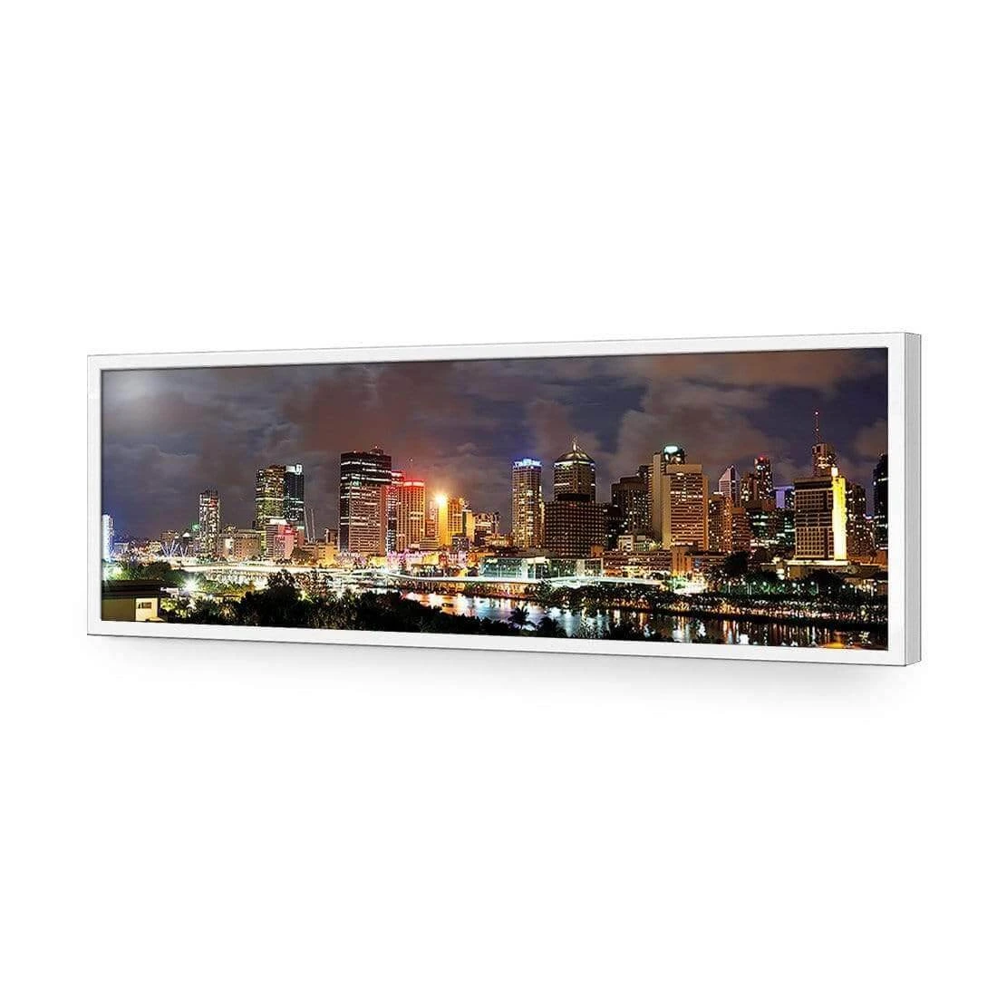 A Cloudy Brisbane (long) A Cloudy Brisbane (long) -WALL ART DESGIN SALE a cloudy brisbane long acrylic glass no border white frame 90x30cm 566288