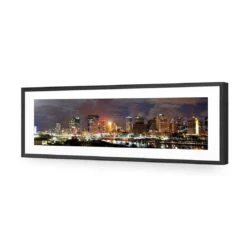A Cloudy Brisbane (long) 17 A Cloudy Brisbane (long) -WALL ART DESGIN SALE a cloudy brisbane long acrylic glass with border black frame 90x30cm 229120