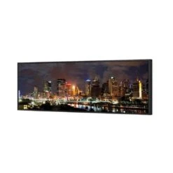 A Cloudy Brisbane (long) 11 A Cloudy Brisbane (long) -WALL ART DESGIN SALE a cloudy brisbane long canvas black floating frame 60x20cm 399454