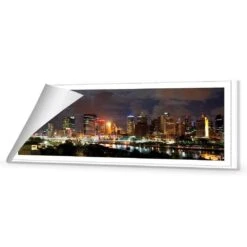 A Cloudy Brisbane (long) 15 A Cloudy Brisbane (long) -WALL ART DESGIN SALE a cloudy brisbane long canvas rolled canvas 60x20cm 876282