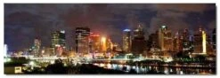 A Cloudy Brisbane (long) 4 A Cloudy Brisbane (long) -WALL ART DESGIN SALE a cloudy brisbane long canvas stretched canvas 60x20cm 375652