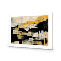A Touch Of Mustard -WALL ART DESGIN SALE a touch of mustard acrylic glass with border no frame 45x30cm 129918