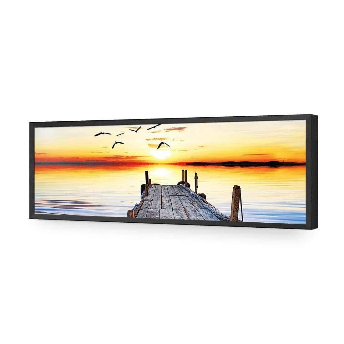 Abandoned Jetty (long) Abandoned Jetty (long) -WALL ART DESGIN SALE abandoned jetty long acrylic glass no border black frame 90x30cm 275745