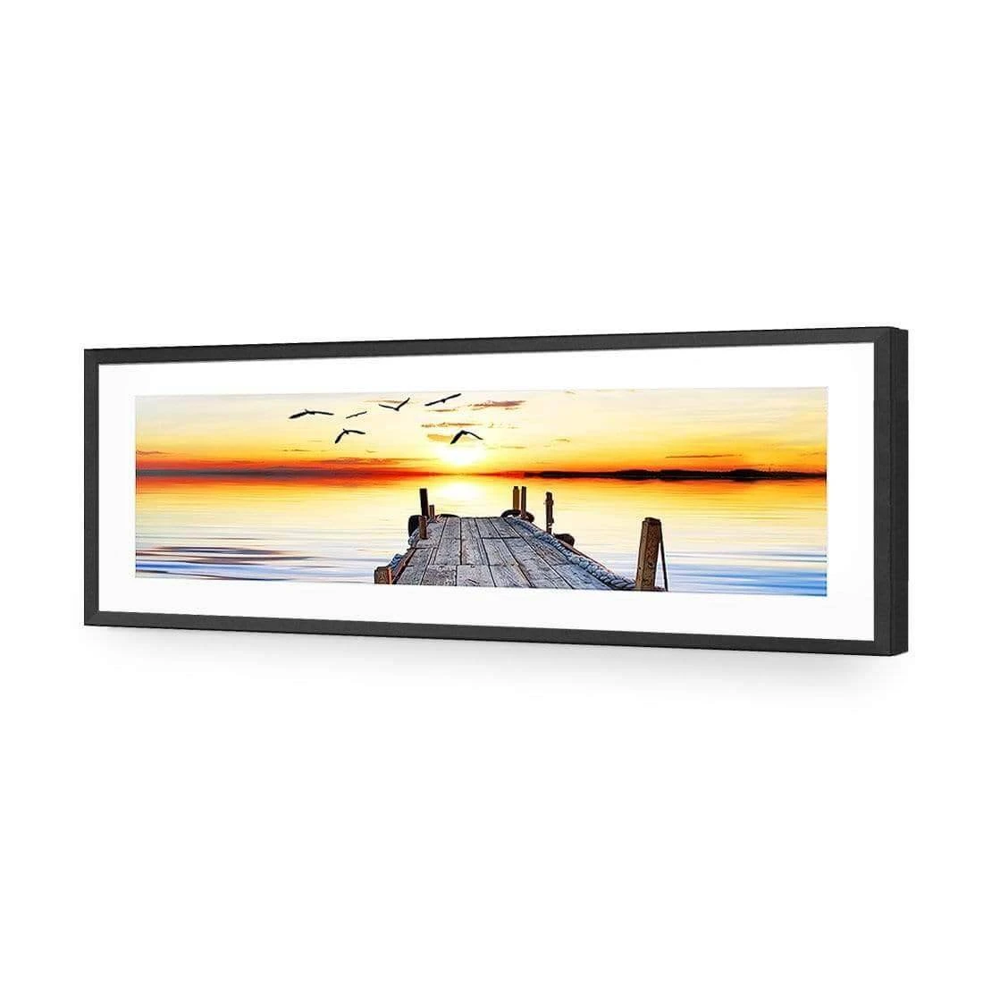 Abandoned Jetty (long) Abandoned Jetty (long) -WALL ART DESGIN SALE abandoned jetty long acrylic glass with border black frame 90x30cm 726463