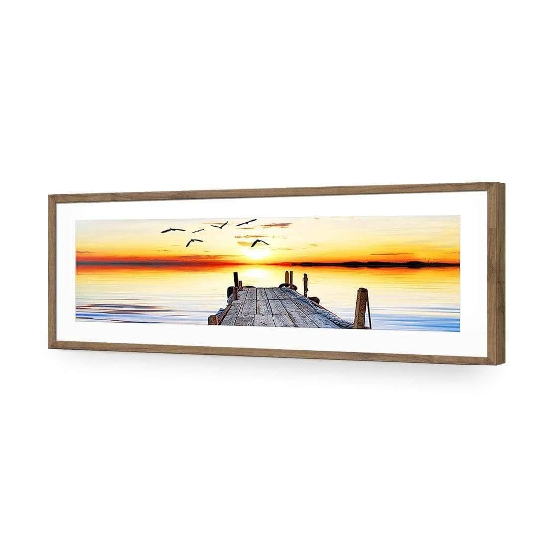 Abandoned Jetty (long) Abandoned Jetty (long) -WALL ART DESGIN SALE abandoned jetty long acrylic glass with border natural frame 90x30cm 818280