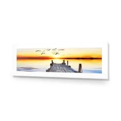 Abandoned Jetty (long) 9 Abandoned Jetty (long) -WALL ART DESGIN SALE abandoned jetty long acrylic glass with border no frame 90x30cm 609173