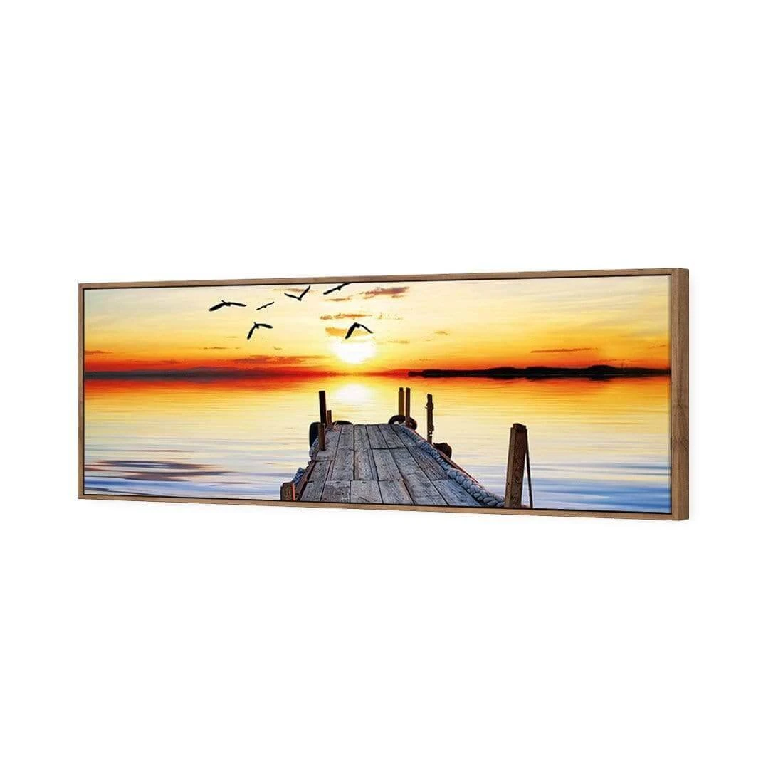 Abandoned Jetty (long) Abandoned Jetty (long) -WALL ART DESGIN SALE abandoned jetty long canvas natural floating frame 60x20cm 750592