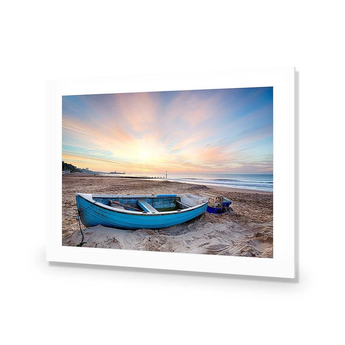 Abandoned Row Boat Acrylic Print Art Abandoned Row Boat Acrylic Print Art -WALL ART DESGIN SALE abandoned row boat acrylic glass art with border no frame 45x30cm 160410