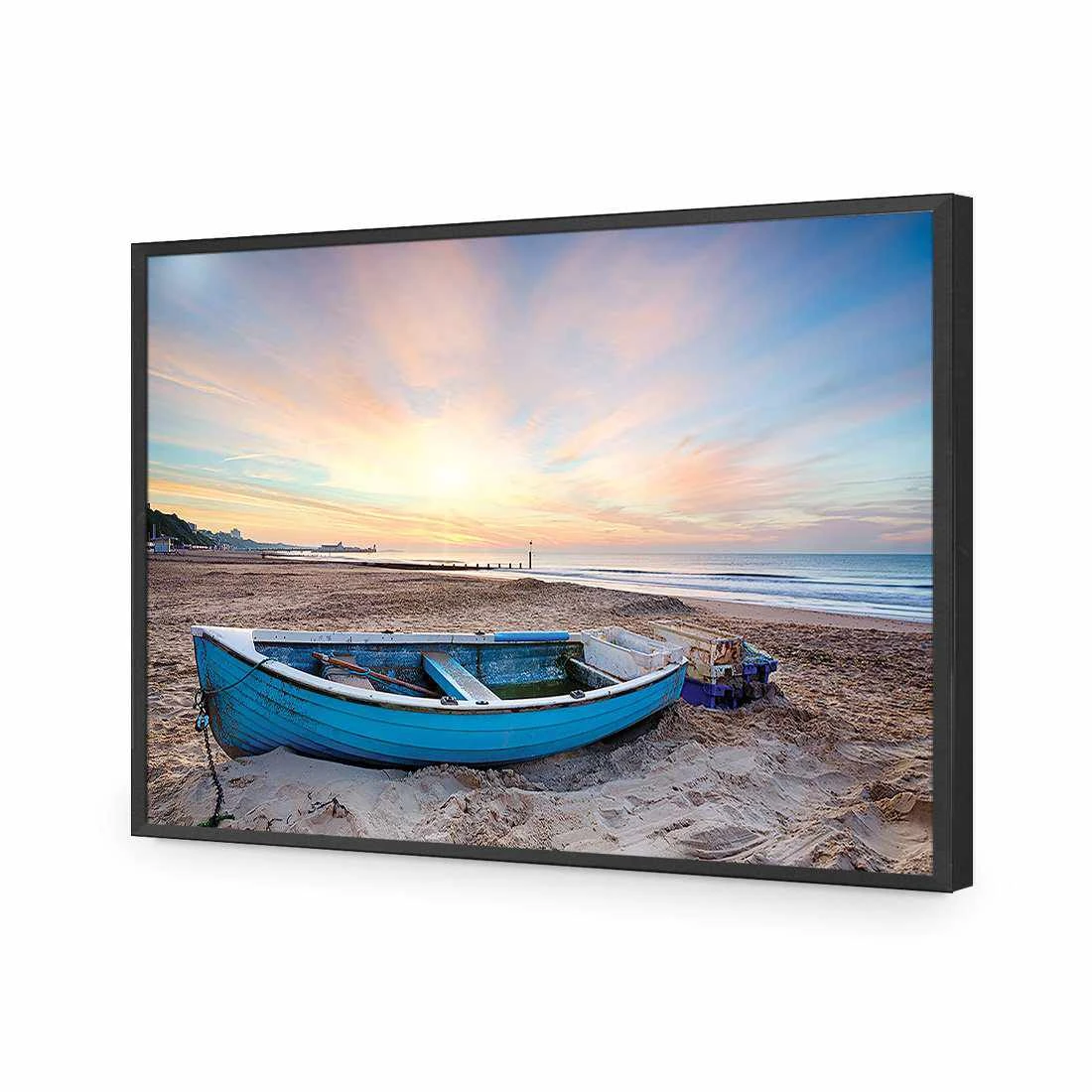 Abandoned Row Boat Acrylic Print Art Abandoned Row Boat Acrylic Print Art -WALL ART DESGIN SALE abandoned row boat acrylic glass art without border black frame 45x30cm 947675