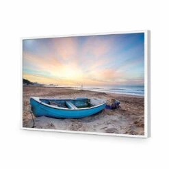 Abandoned Row Boat Acrylic Print Art 10 Abandoned Row Boat Acrylic Print Art -WALL ART DESGIN SALE abandoned row boat acrylic glass art without border white frame 45x30cm 195478