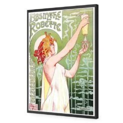 Absinthe Robette -WALL ART DESGIN SALE absinthe robette acrylic glass no border black frame 45x30cm 958837