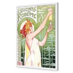 Absinthe Robette -WALL ART DESGIN SALE absinthe robette acrylic glass no border white frame 45x30cm 554896