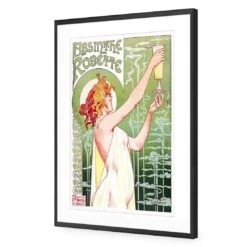 Absinthe Robette -WALL ART DESGIN SALE absinthe robette acrylic glass with border black frame 45x30cm 404500