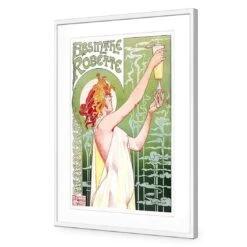 Absinthe Robette -WALL ART DESGIN SALE absinthe robette acrylic glass with border white frame 45x30cm 450884