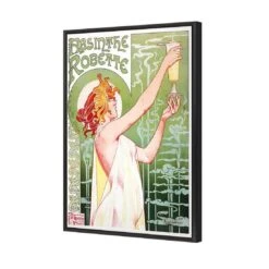 Absinthe Robette -WALL ART DESGIN SALE absinthe robette canvas black floating frame 45x30cm 120563
