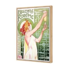 Absinthe Robette -WALL ART DESGIN SALE absinthe robette canvas oak floating frame 45x30cm 170899