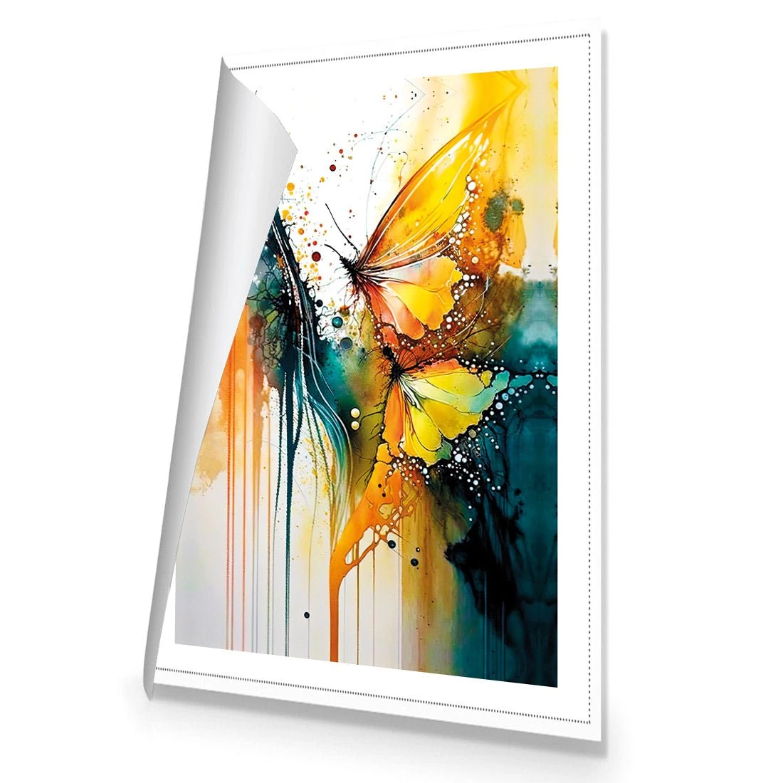 Abstract Butterflies Abstract Butterflies -WALL ART DESGIN SALE abstract butterflies canvas rolled canvas 45x30cm 686922