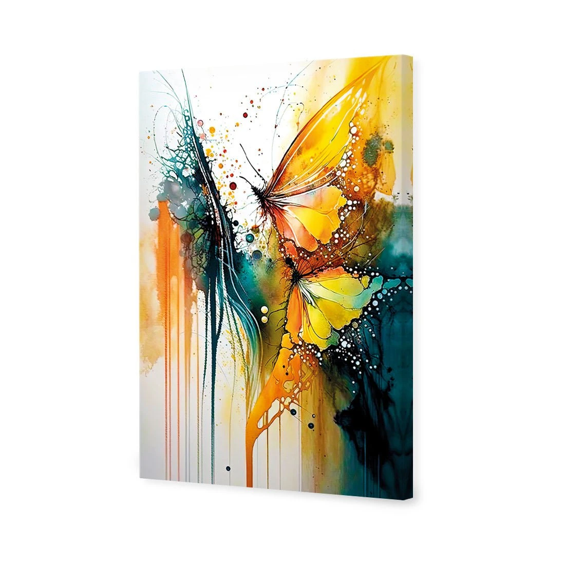 Abstract Butterflies Abstract Butterflies -WALL ART DESGIN SALE abstract butterflies canvas stretched canvas 45x30cm 691148
