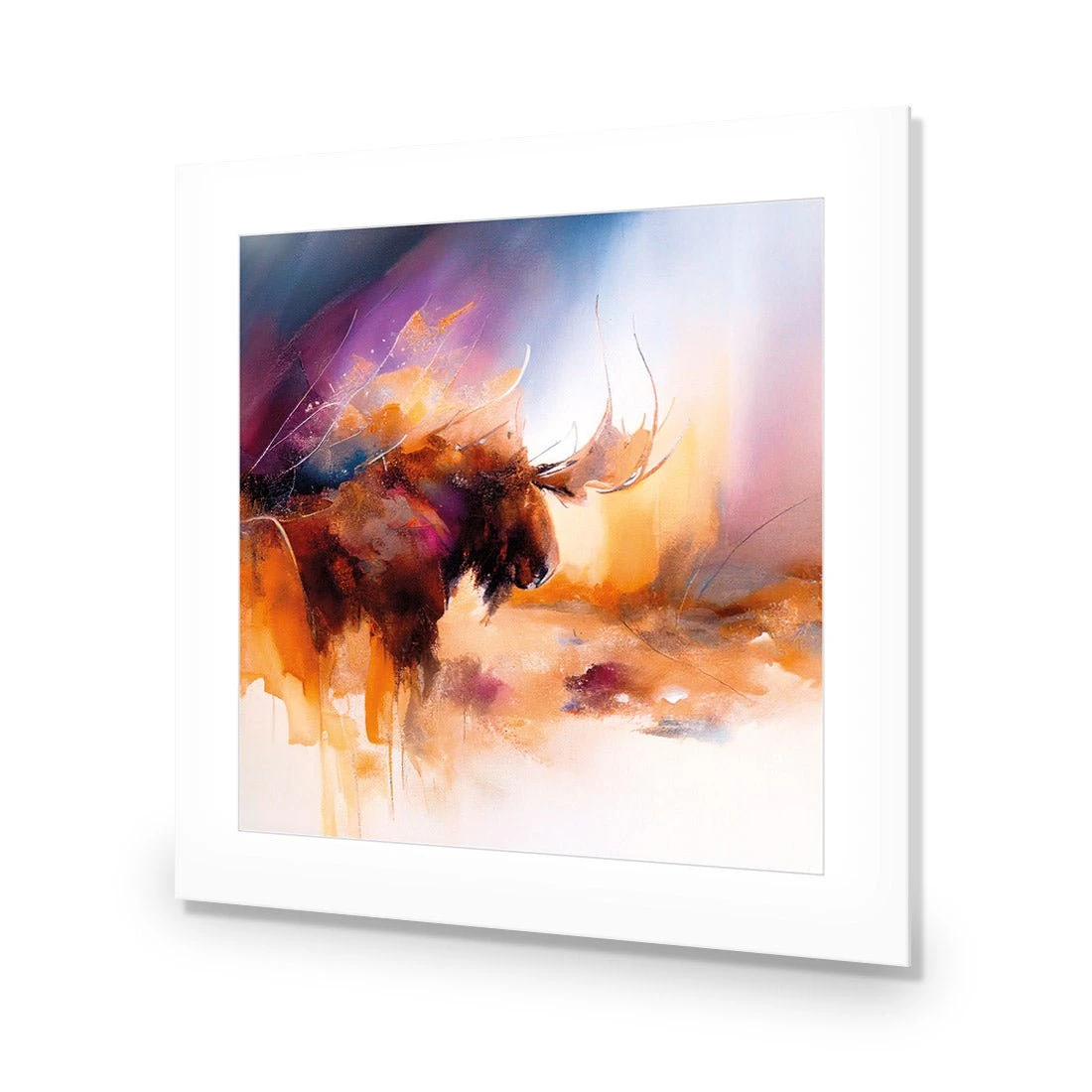 Abstract Moose I Abstract Moose I -WALL ART DESGIN SALE abstract moose i acrylic glass with border no frame 37x37cm 130984