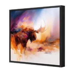 Abstract Moose I 4 Abstract Moose I -WALL ART DESGIN SALE abstract moose i canvas black floating frame 37x37cm 559583