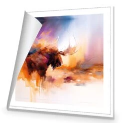 Abstract Moose I 8 Abstract Moose I -WALL ART DESGIN SALE abstract moose i canvas rolled canvas 37x37cm 955314