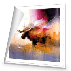Abstract Moose II 8 Abstract Moose II -WALL ART DESGIN SALE abstract moose ii canvas rolled canvas 37x37cm 183012