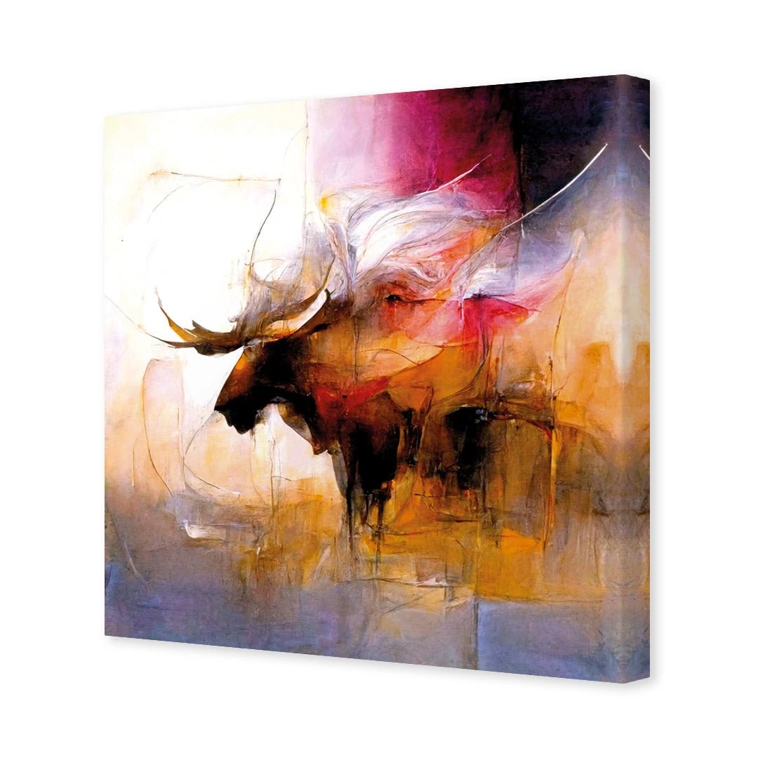 Abstract Moose II Abstract Moose II -WALL ART DESGIN SALE abstract moose ii canvas stretched canvas 37x37cm 512066