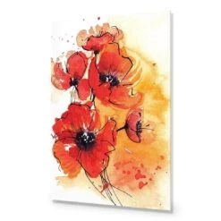 Abstract Poppies 14 Abstract Poppies -WALL ART DESGIN SALE abstract poppies acrylic glass no border no frame 45x30cm 689528