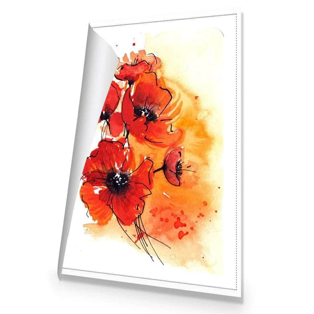 Abstract Poppies Abstract Poppies -WALL ART DESGIN SALE abstract poppies canvas rolled canvas 45x30cm 394176