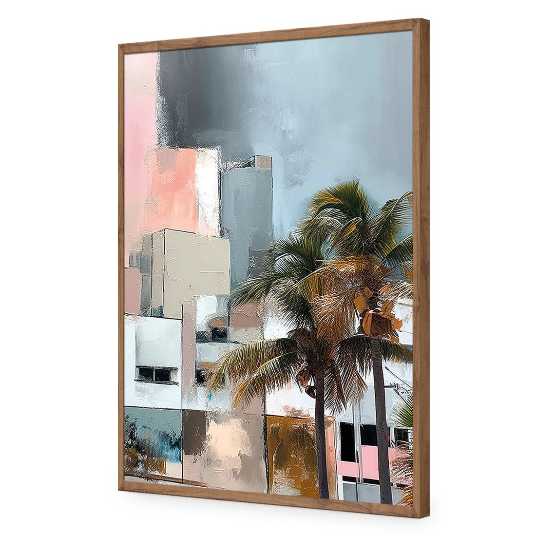 Abstract Skyline I Abstract Skyline I -WALL ART DESGIN SALE abstract skyline i acrylic glass no border natural frame 45x30cm 471010