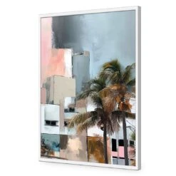 Abstract Skyline I 16 Abstract Skyline I -WALL ART DESGIN SALE abstract skyline i acrylic glass no border white frame 45x30cm 109660