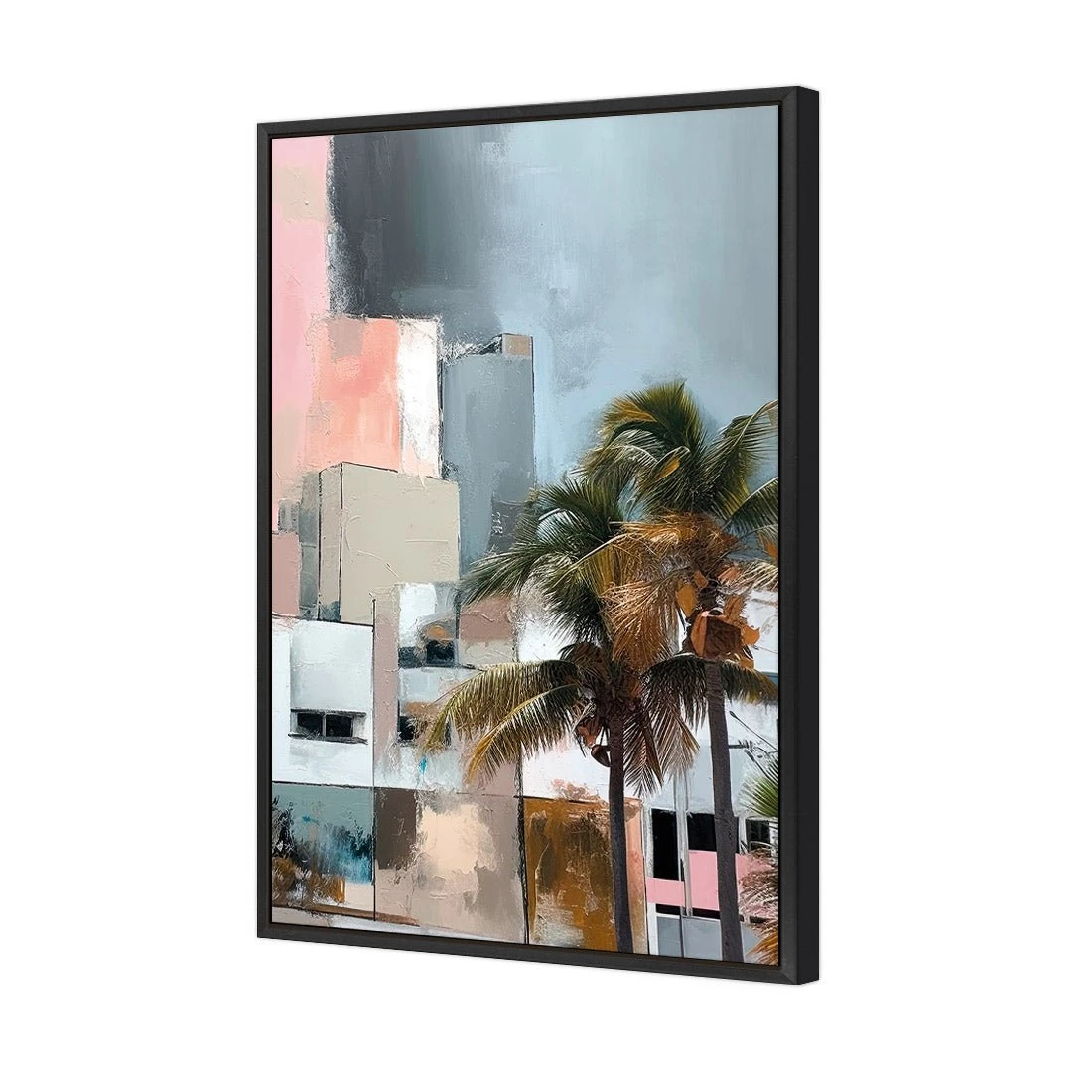 Abstract Skyline I Abstract Skyline I -WALL ART DESGIN SALE abstract skyline i canvas black frame 45x30cm 709394