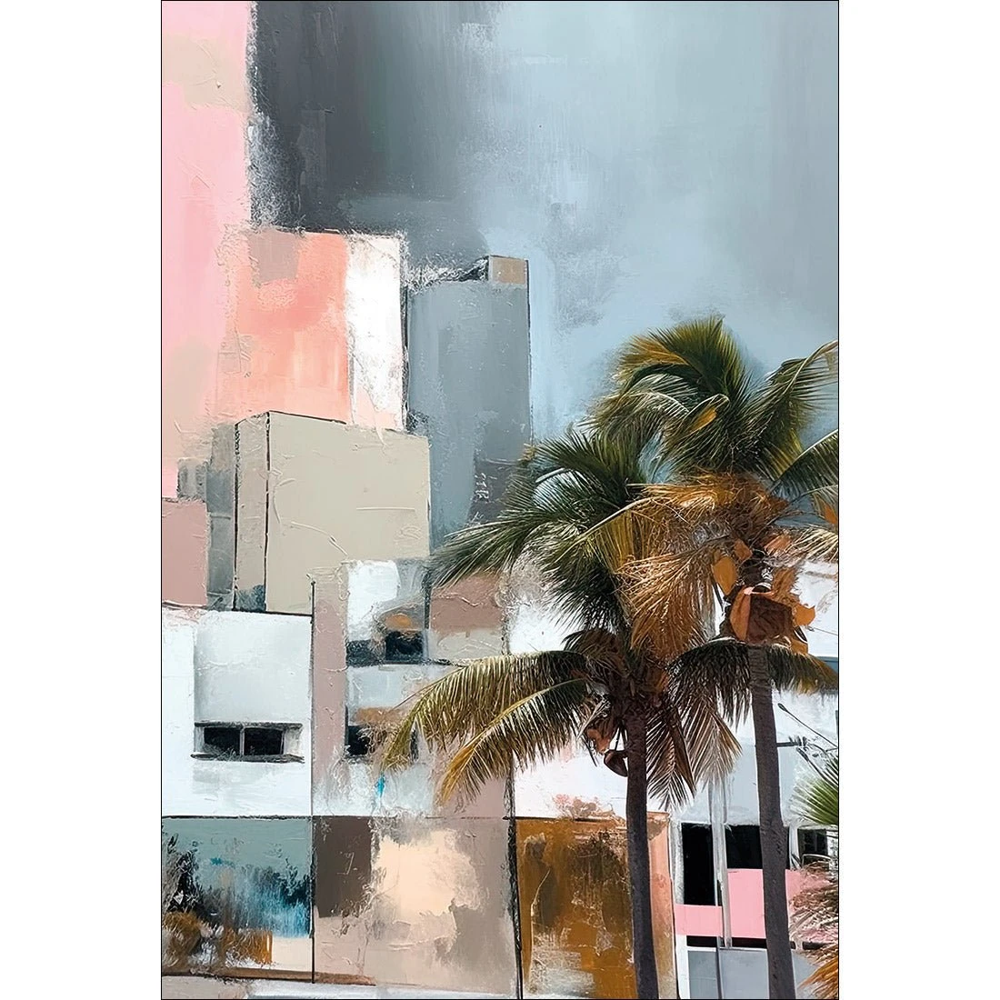 Abstract Skyline I Abstract Skyline I -WALL ART DESGIN SALE abstract skyline i canvas stretched canvas 45x30cm 137591