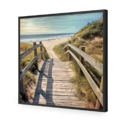 Across The Dunes -WALL ART DESGIN SALE across the dunes acrylic glass no border black frame 37x37cm 341589