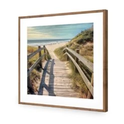 Across The Dunes -WALL ART DESGIN SALE across the dunes acrylic glass with border natural frame 37x37cm 218330