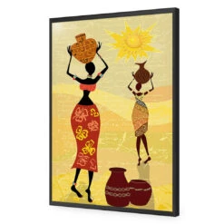 African Dawn -WALL ART DESGIN SALE african dawn acrylic glass no border black frame 45x30cm 727960